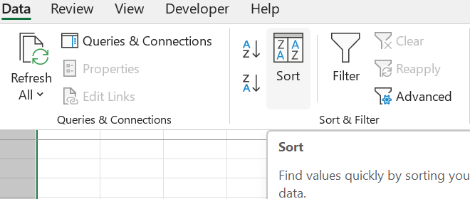 Sorting and Filtering