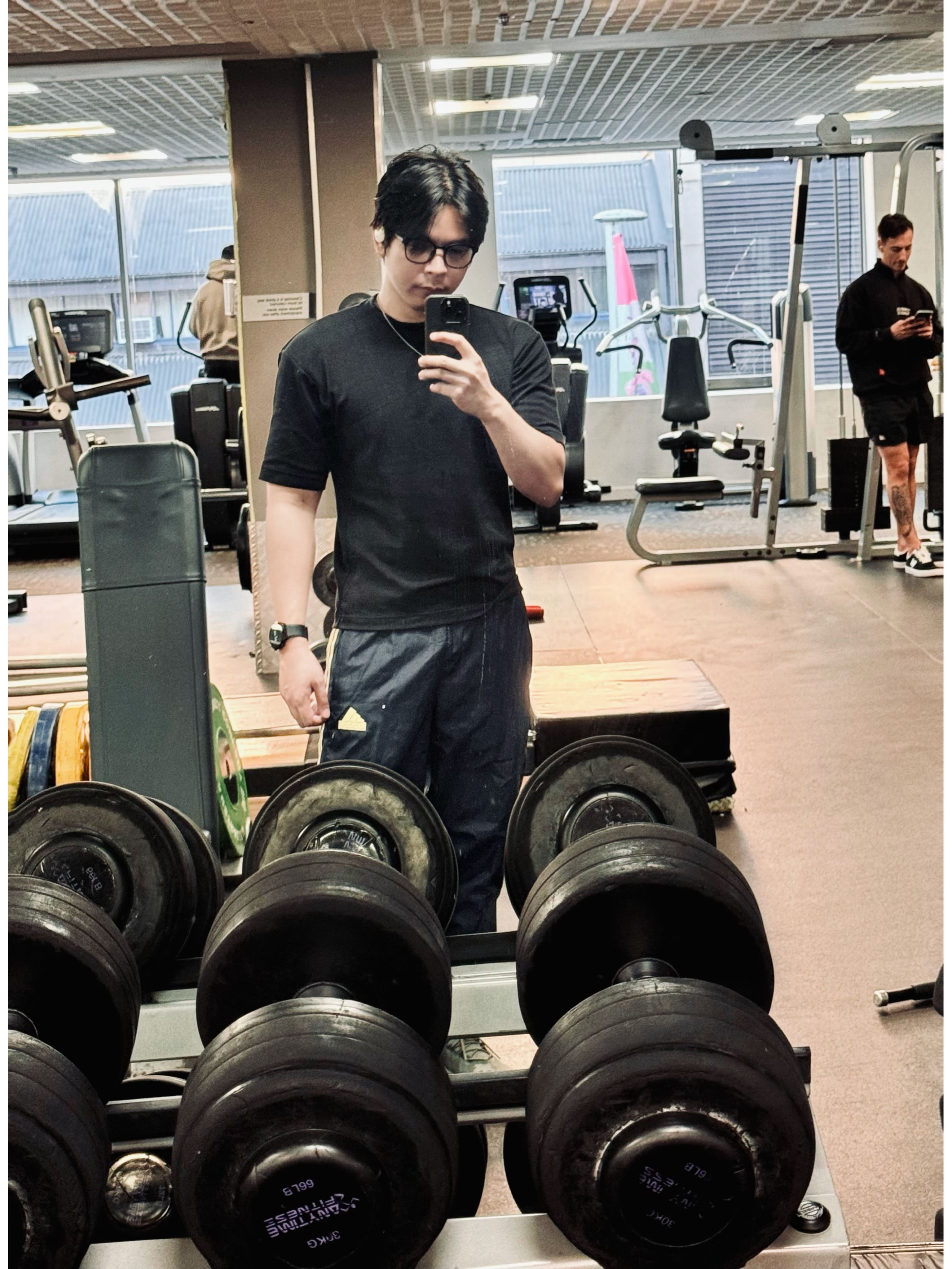 A random selfie at the gym