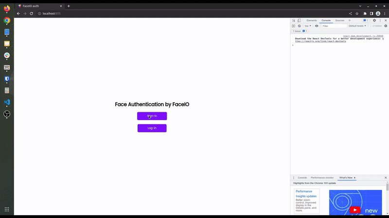 faceio authentication