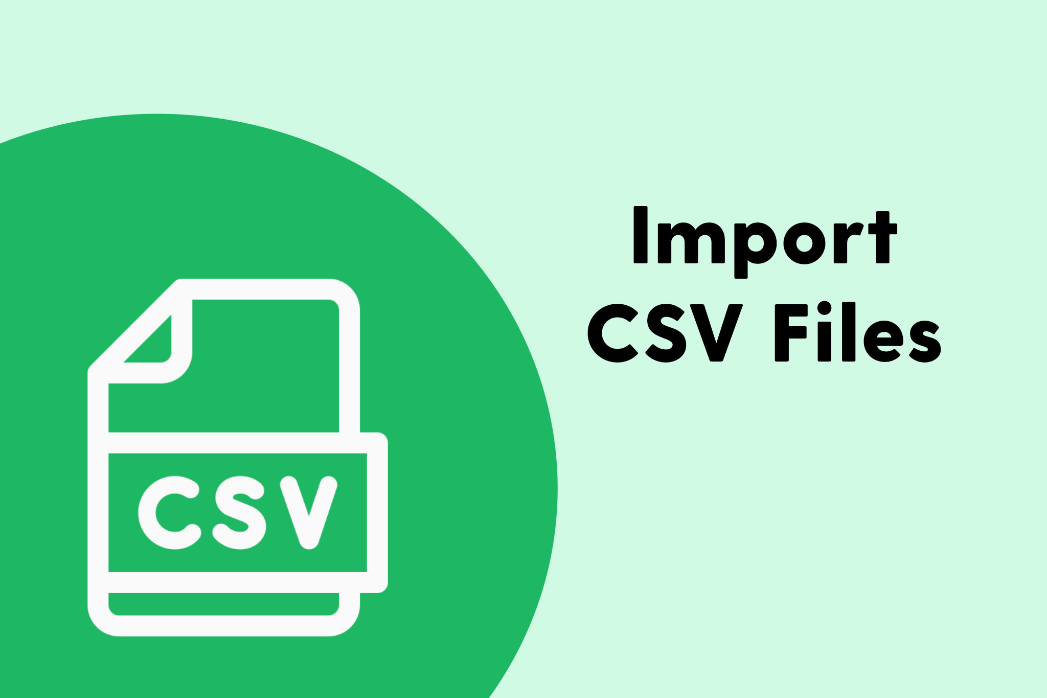 Import CSV Feature in SaaS