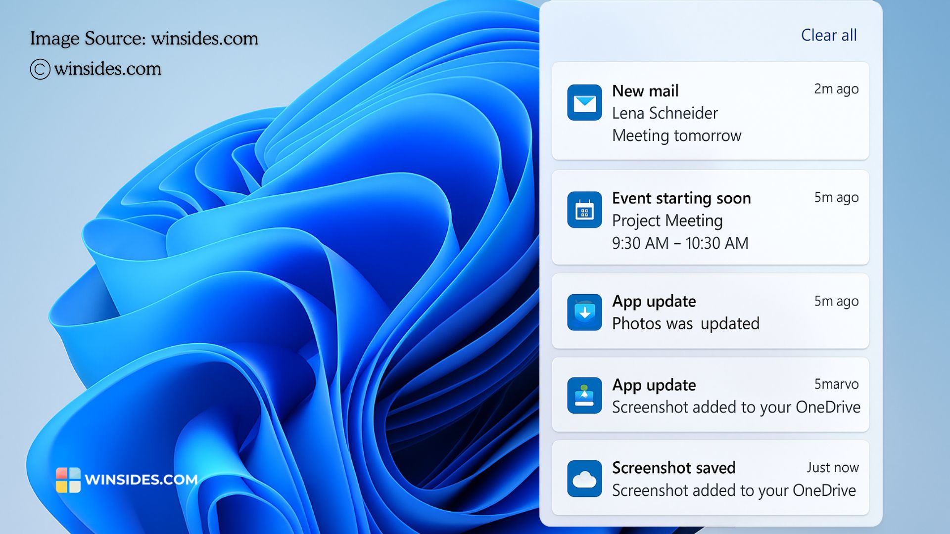 Notifications on Windows 11