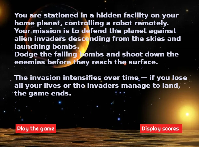 Another Space Invader game in Golang, WebAssembly