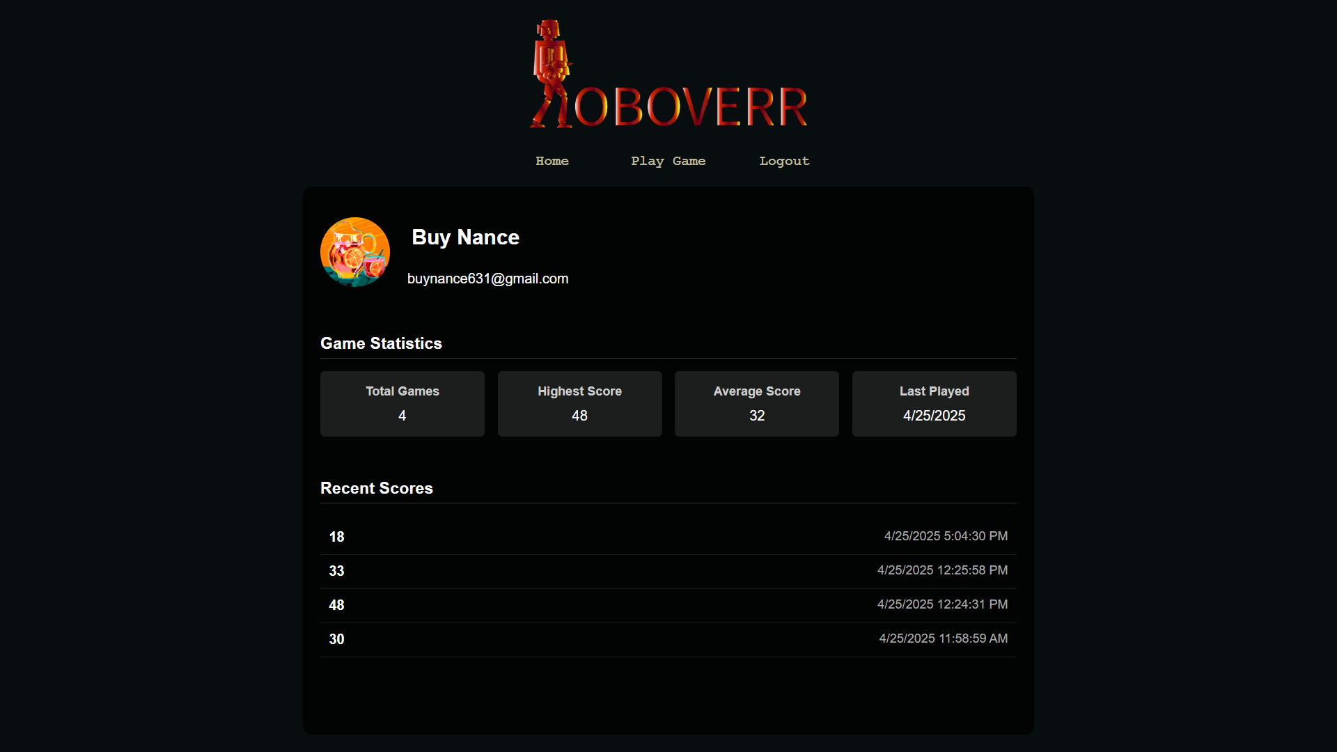 Profile Page