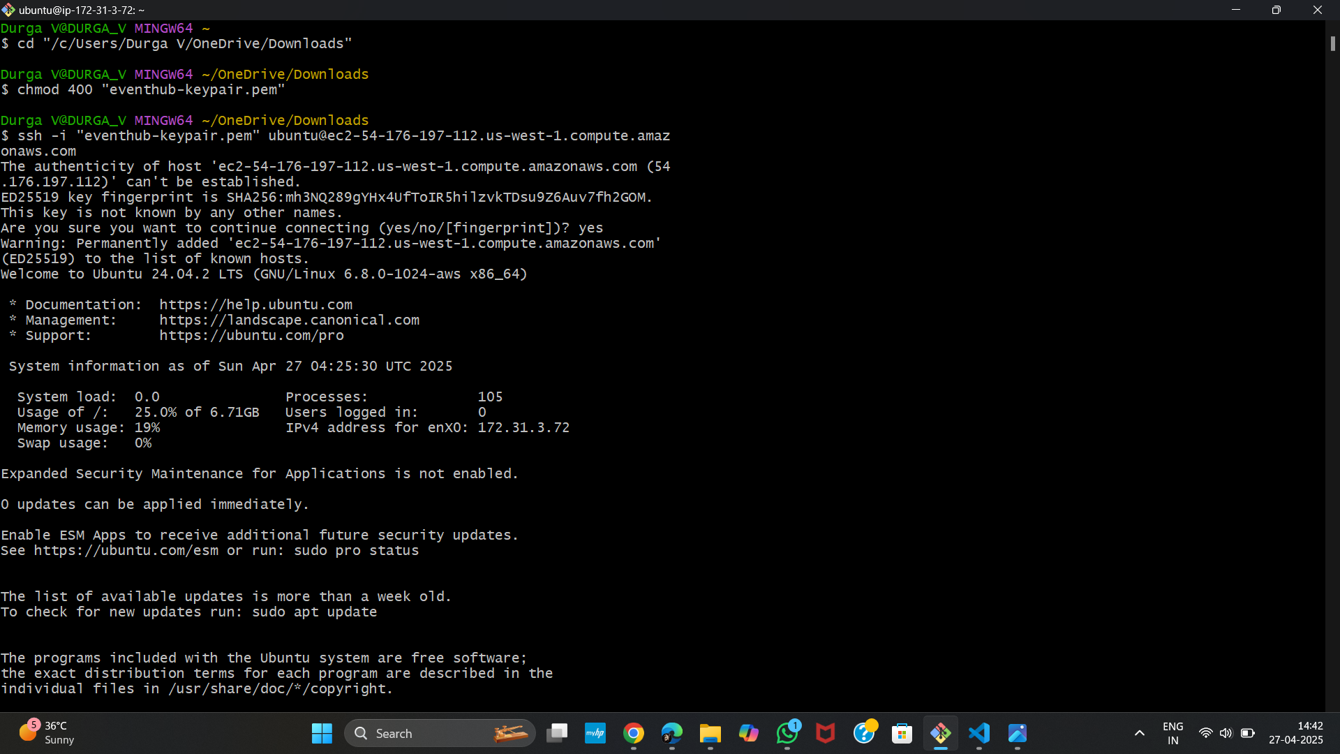 SSH Successful