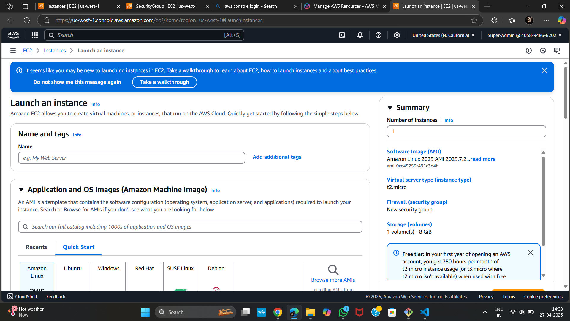 Security Group Settings