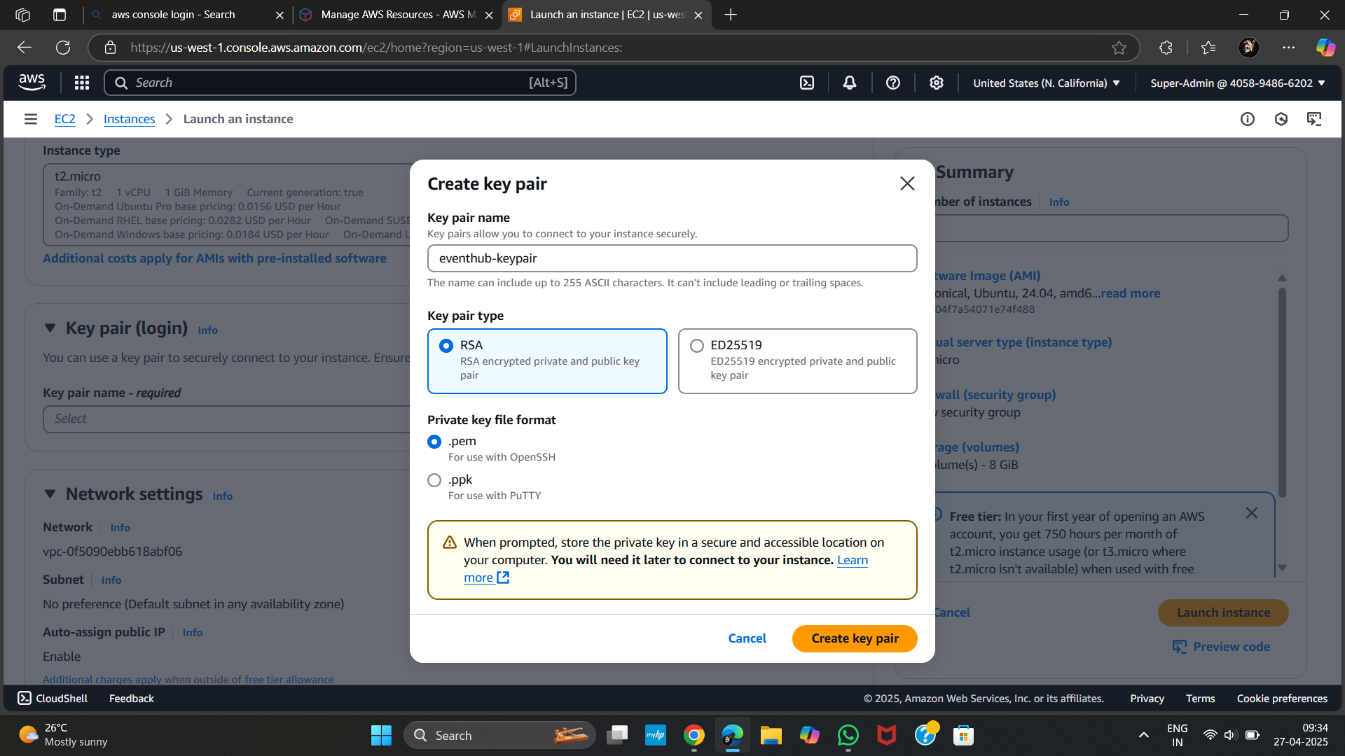 Instance Summary