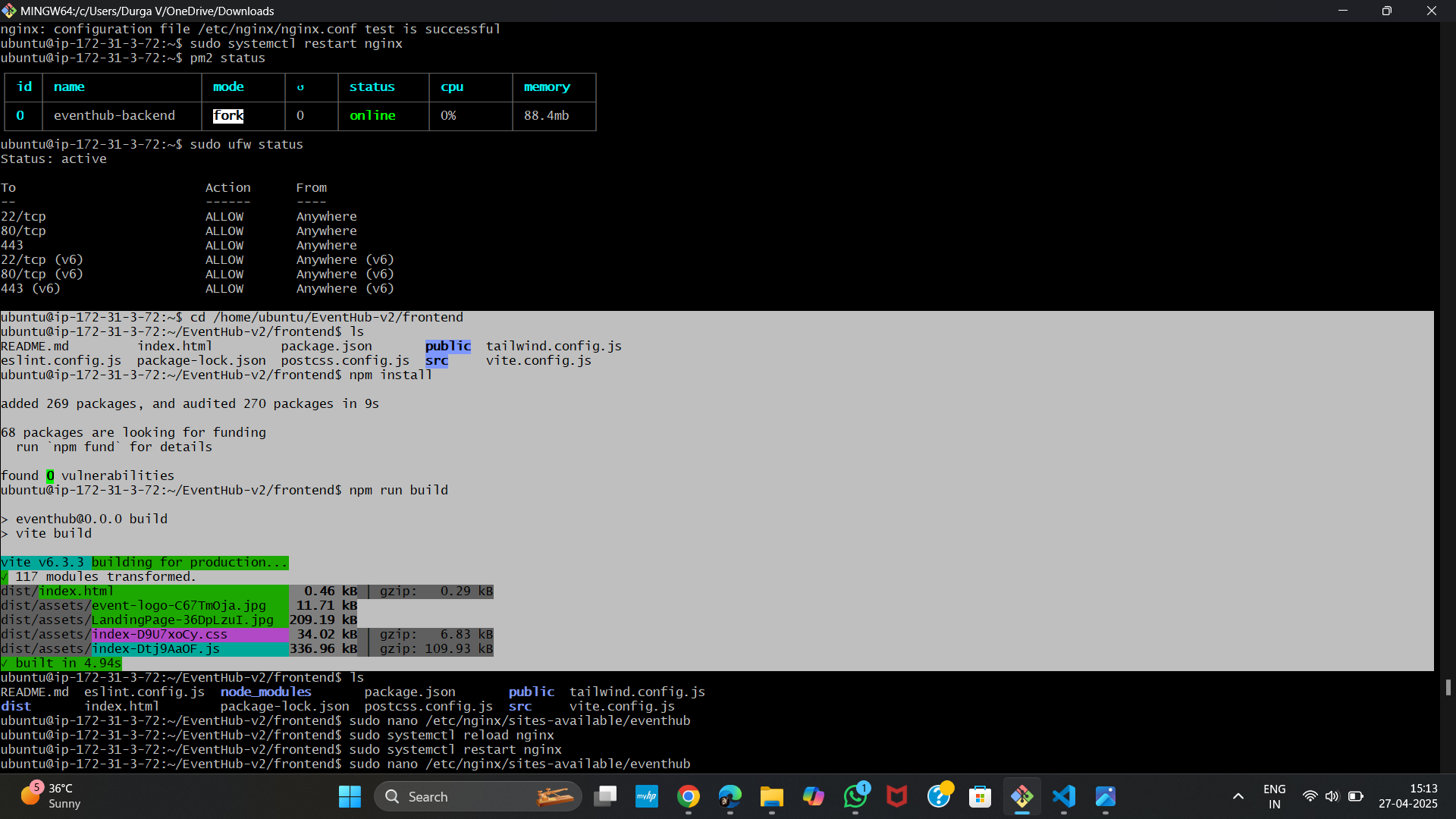 Frontend Build