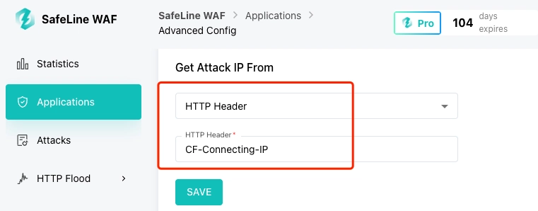 How to Forward CloudFlare IP to SafeLine WAF