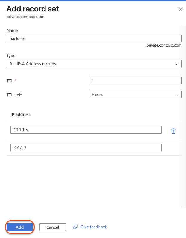 private IP address