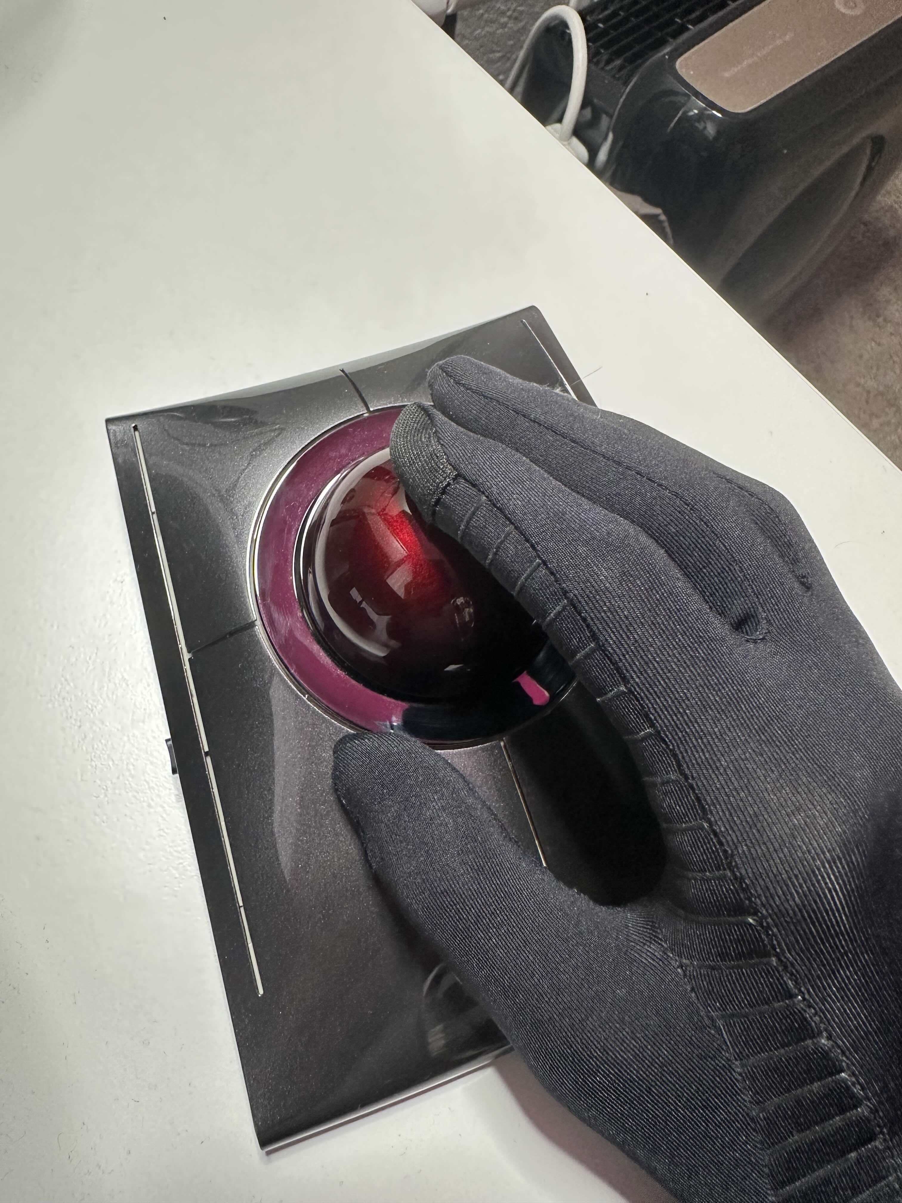 The trackball is good conversation starter