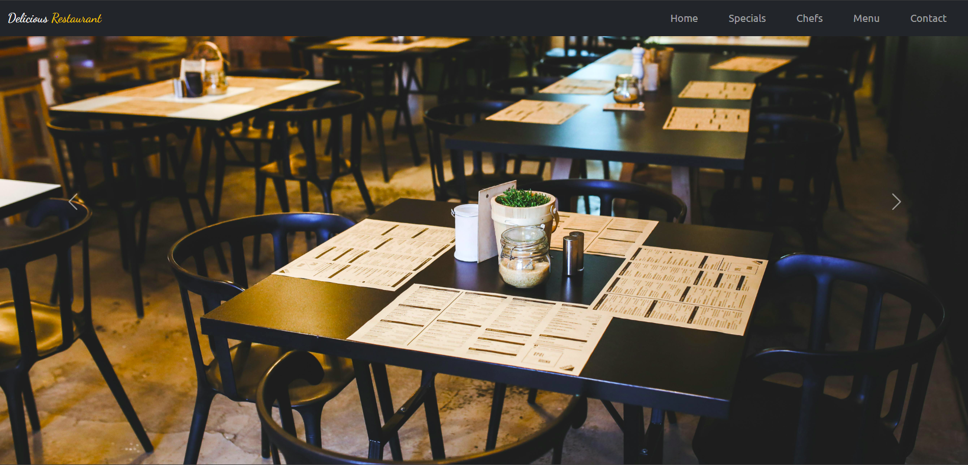 Restaurant Landing Page