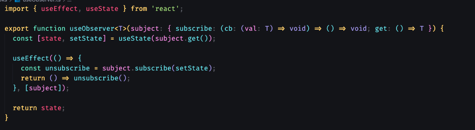 useObserver hook