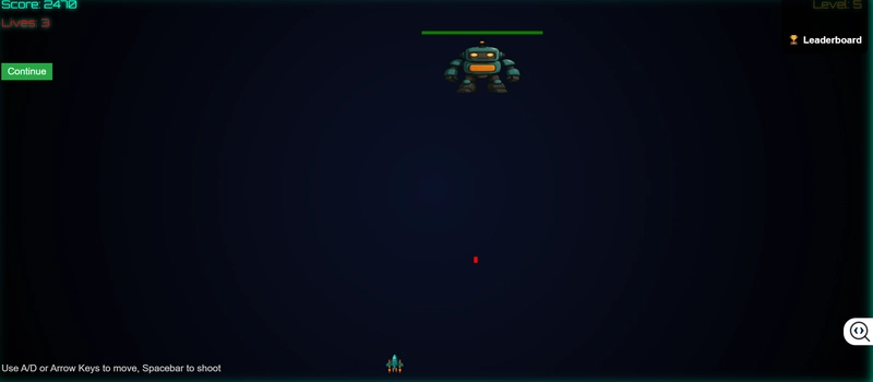 Robot Invaders Game