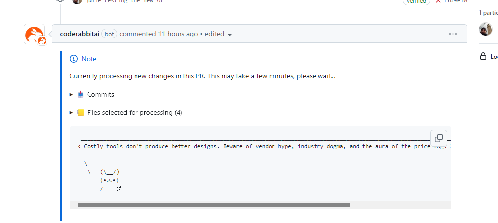 code rabbit thinking