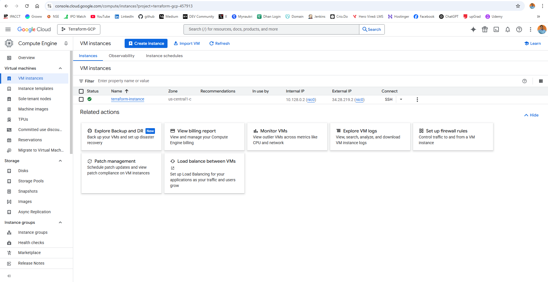GCP VM