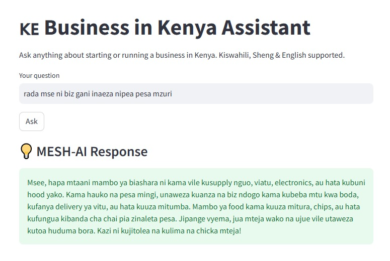 Response in Sheng!