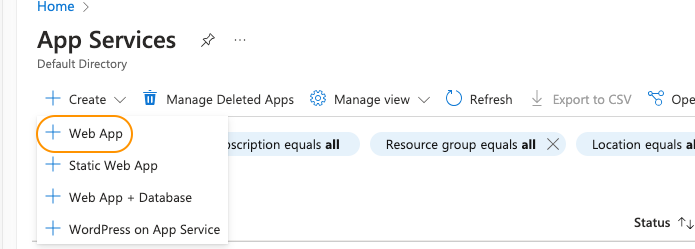 create-webapp