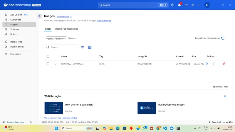 🚀 Dockerizing a Machine Learning Model 🧠🐳Creating Dockerfile 📄Building Image 🏗️ and Pushing to Docker Hub ☁️📦