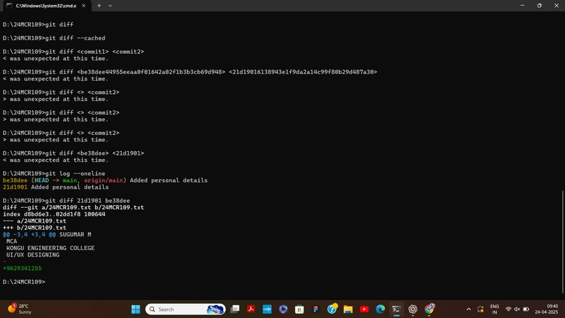 GIT COMMANDS