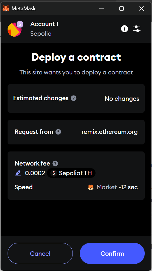 Deploy a contract 