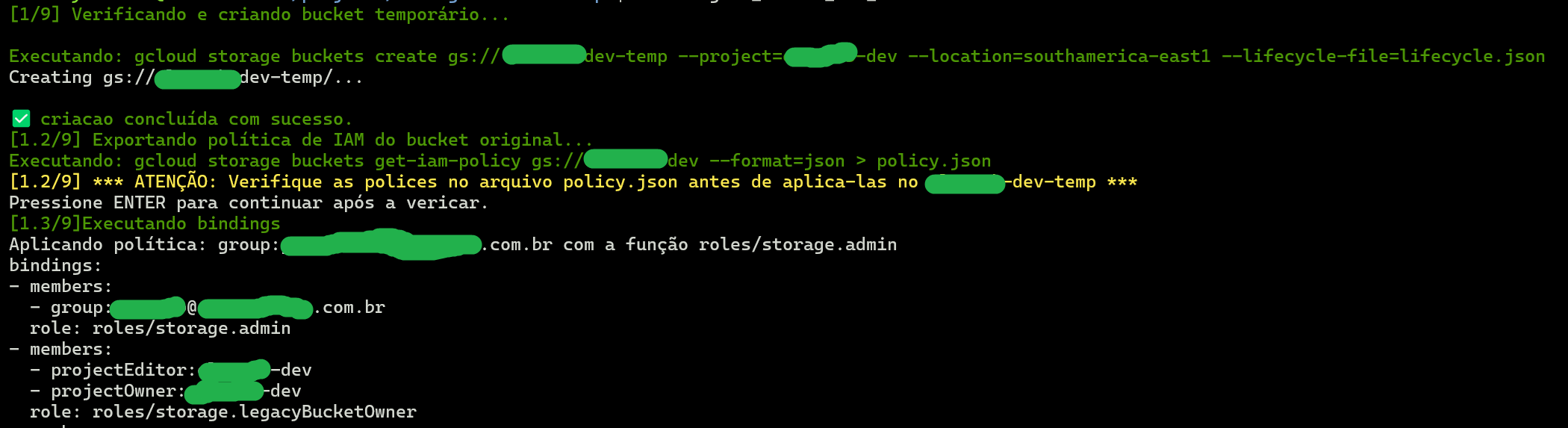 first script steps