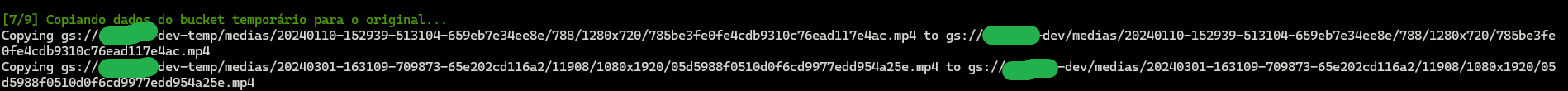 Copying files
