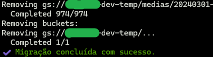 Migration completed