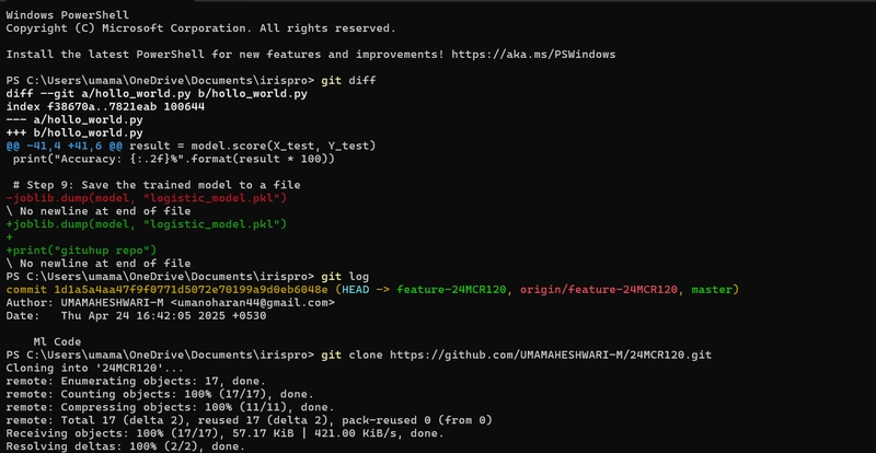 git advance commands