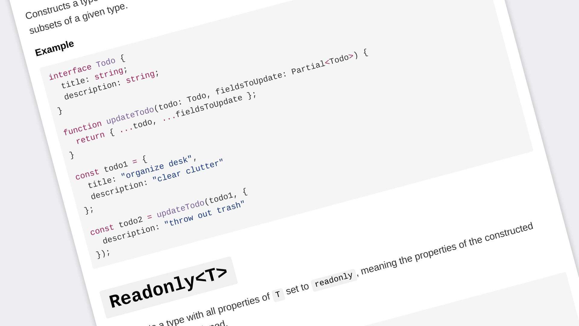 Utility Types