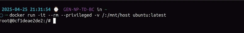 From Container to Root