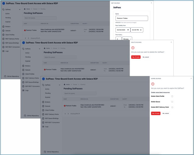Manage SolPasses