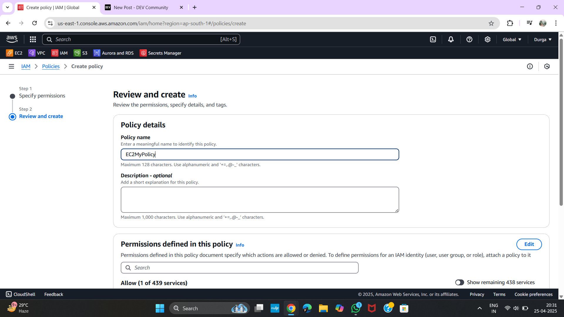 Policy Editor