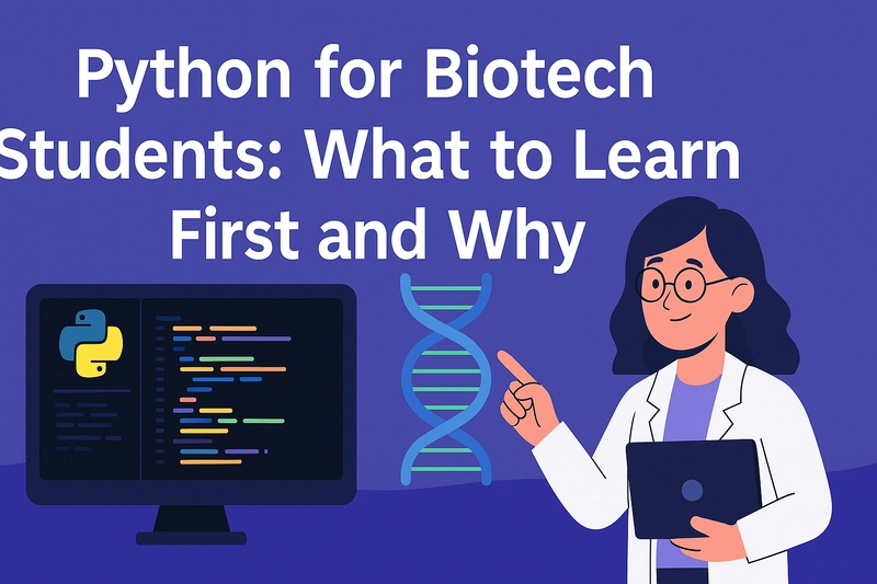 Python for Biotech Students: What to Learn First and Why