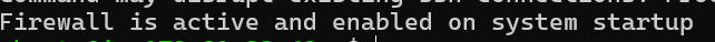 UFW firewall