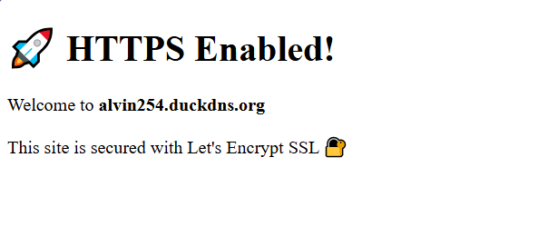 My secure site