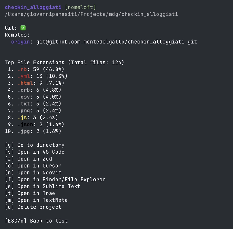 MPM (MyProjectManager): A Simple CLI Tool to Organize and Navigate Your Projects