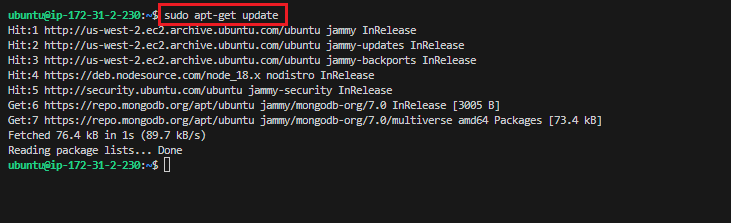 Update server