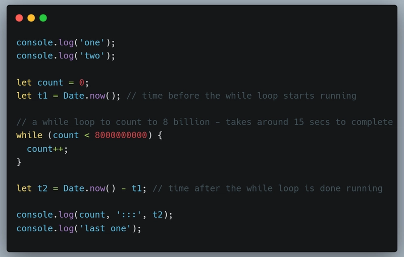 JavaScript is single-threaded but with async features? 🤔