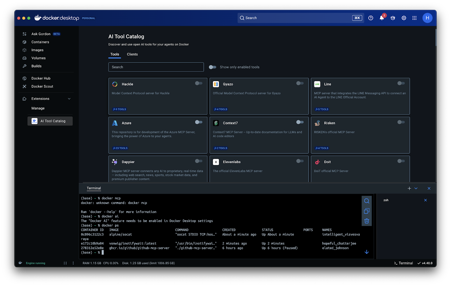 Docker Toolkit - Tools page