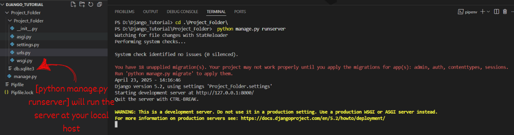 runserver