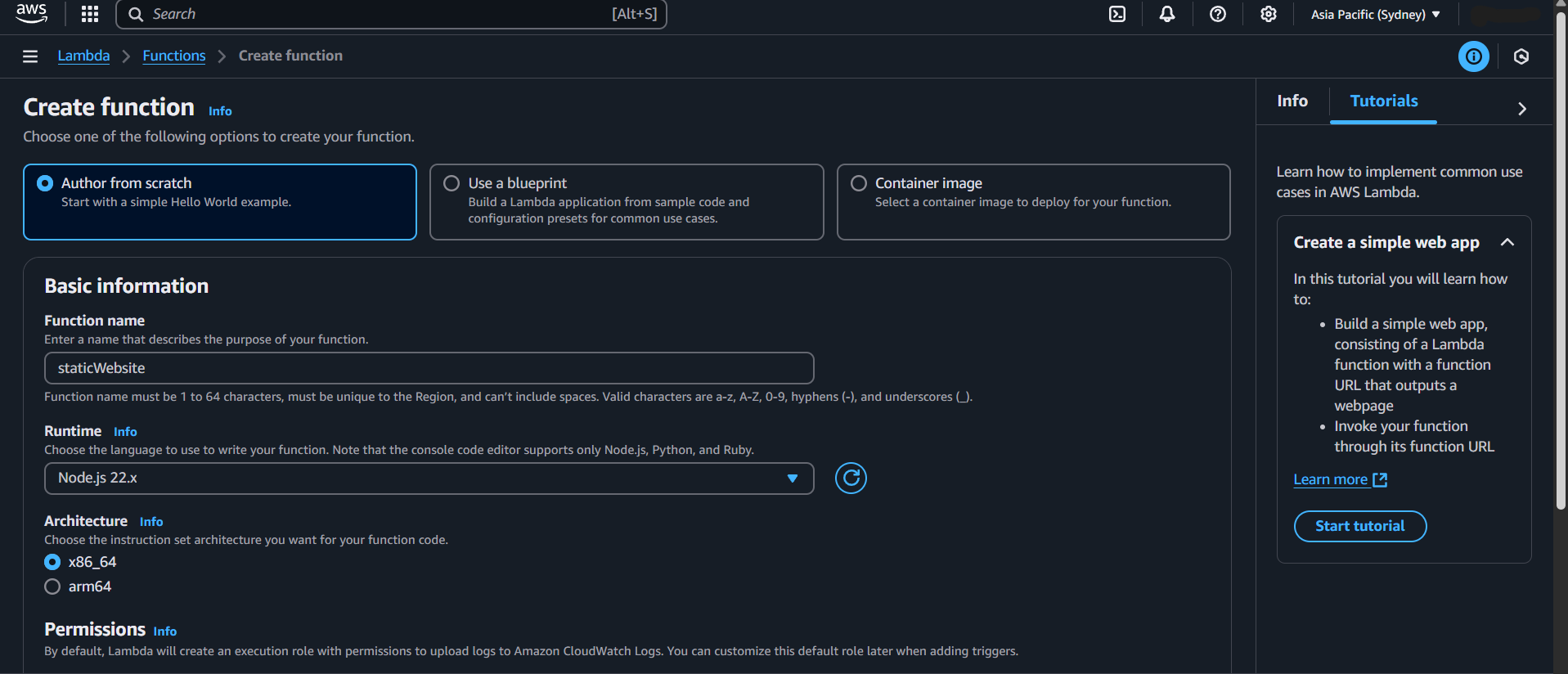 Creating Lambda Function-3