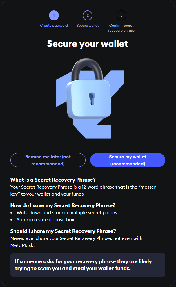Secure your wallet