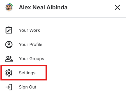 Settings