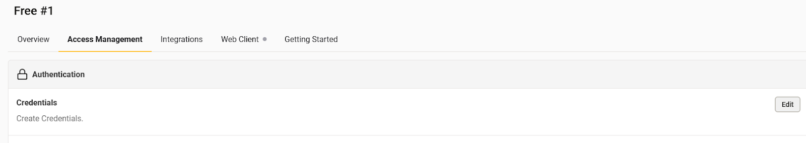 Create Authentication
