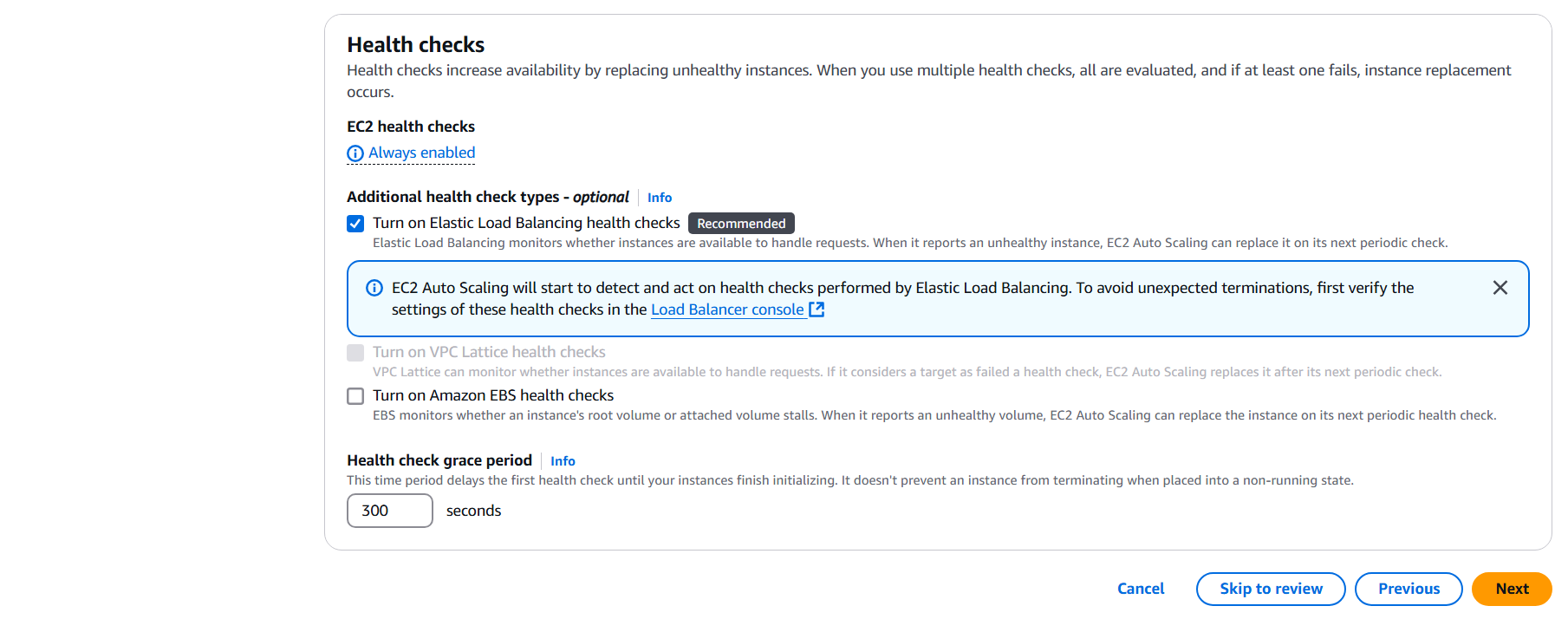 Attach Load Balancer to Auto Scaling Group