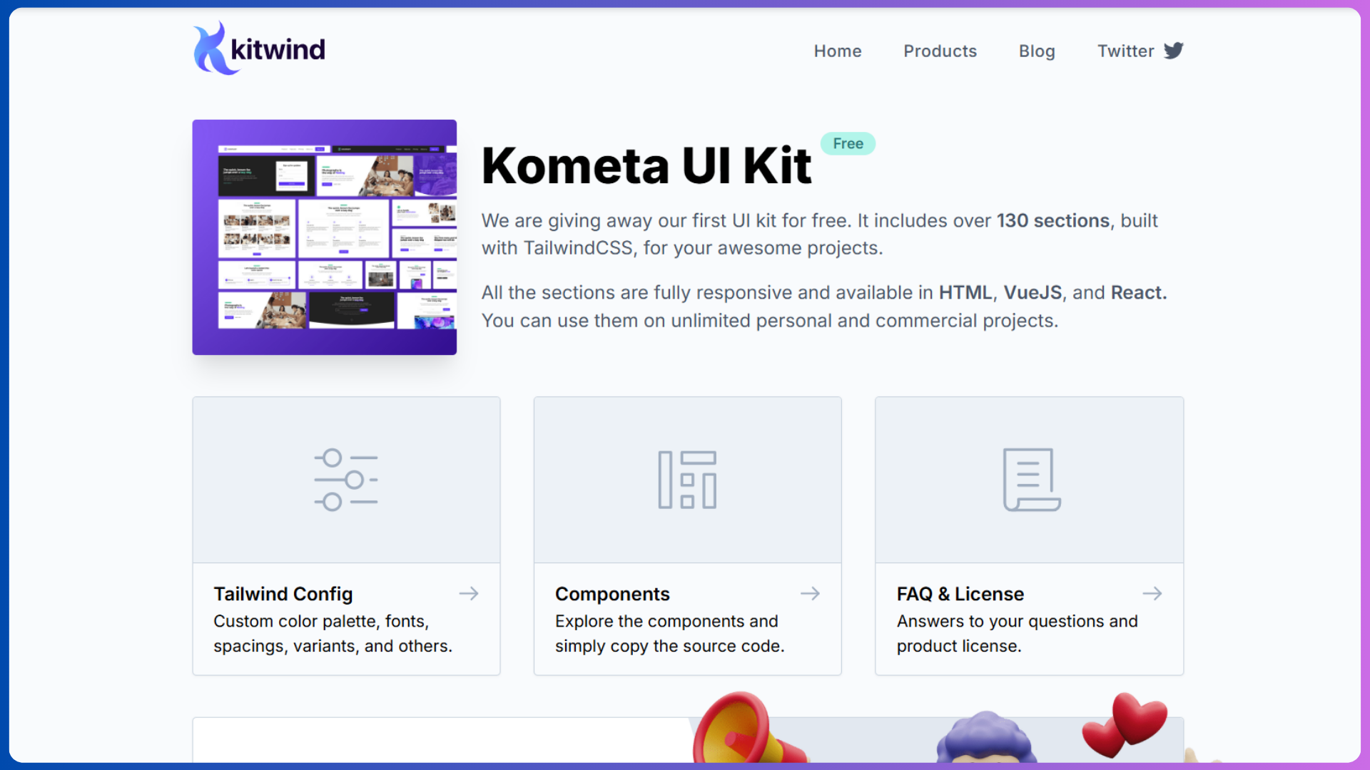 Kometa UI Kit
