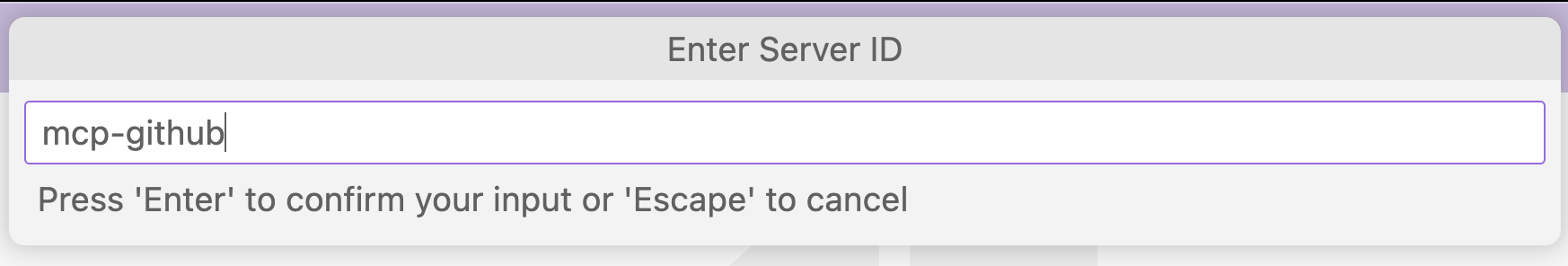 MCP ID - Visual Studio Code