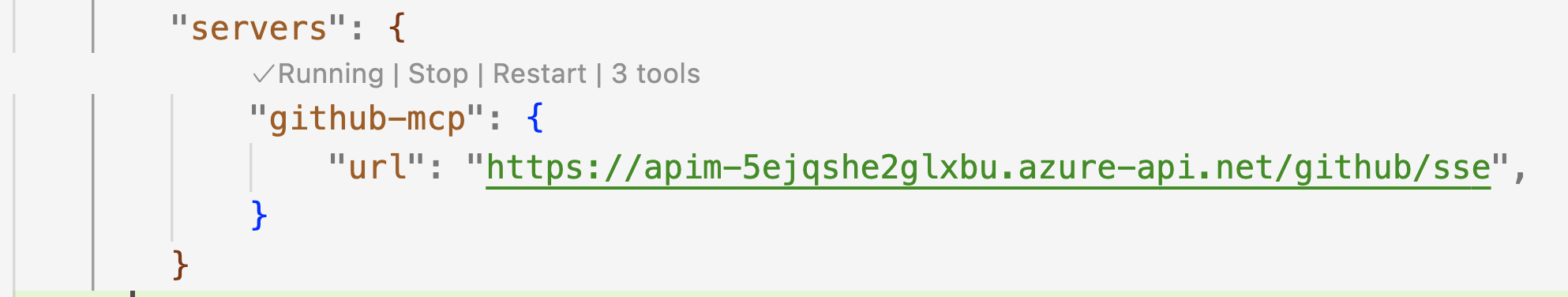 github-mcp settings.json