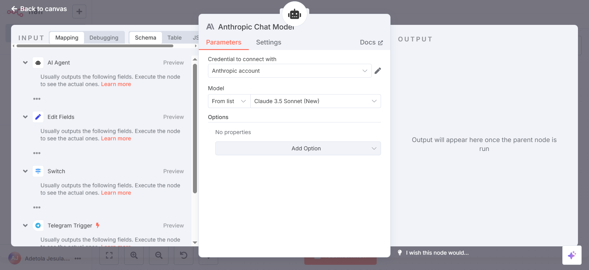 Anthropic Chat Model