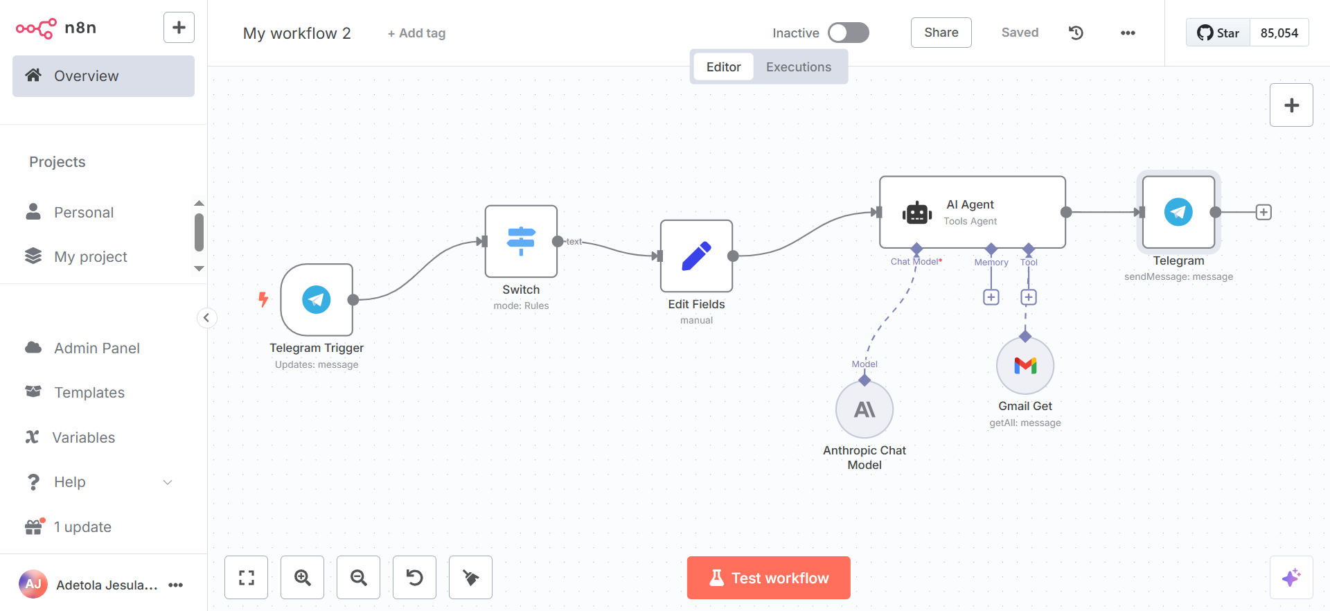 AI Agent Workflow
